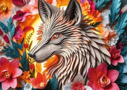 Пъзел Paper Art: вълк 1000 части