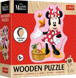 Дървен пъзел Disney Minnie, 50 части