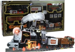 Голяма електрическа железница с вагони с ефекти