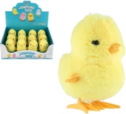 Скачащо пластмасово пиленце с навиване