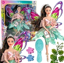 Woopie Royal кукла Емили – фея с цветни крила и четка за коса