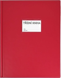 Папка за класен дневник A4 с прозорче – червена Classic