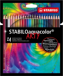 Комплект акварелни моливи Stabilo Aquacolor Arty 24 бр.