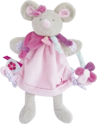 Doudou плюшен куклен театър (ръкавичка) мишка 28 см