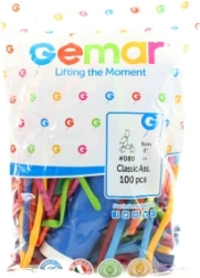 Моделиращи балони Gemar с помпичка - 100 бр.