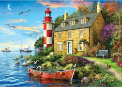 Lighthouse Cottage Puzzle 104 Pieces