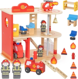 Дървена пожарна станция 3 етажа 14 елемента VIGA