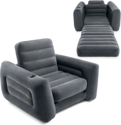 Надуваем фотьойл и легло 2-в-1 221x107x66 см Intex