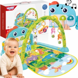 Детска гимнастика за игра Woopie с арка с динозаври
