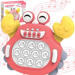 Електронна антистрес игра Pop It рак червен