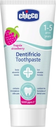 Chicco children's toothpaste with strawberry flavour and fluoride 50 ml