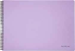 Sketchbook A3 with sturdy wire binding, 40 sheets, purple color
