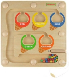 Магнитен лабиринт за сортиране на цветове MASTERKIDZ