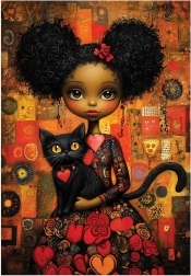 Black Cat Puzzle 500 Pieces