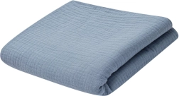 Muslin baby blanket 70 × 100 cm blue New Baby