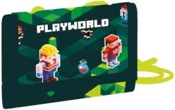Детски текстилен портфейл PLAYWORLD с връв за врата