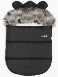 Winter footmuff NEW BABY Lux Fleece graphite
