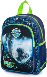 Preschool kids' backpack with football motif