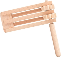 Двойна дървена тракалка Goki