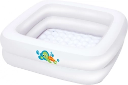 Bestway надуваема детска ваничка и басейн 2в1 BABY STEP 1-2-3 (86 × 86 cm)