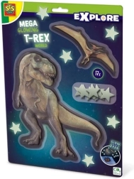 SES Creative Explore мега светеща в тъмното декорация T‑Rex