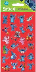 Стикери Lilo и Stitch червени, 25 бр.