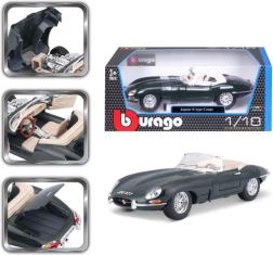 Bburago Jaguar E Cabriolet 1961 1:18 зелен