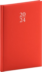 Седмичен дневник Capys 2024 червен