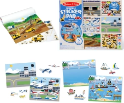 Melissa & Doug Reusable Stickers Vehicles