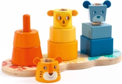 DJECO Детска цветна сглобяема кула