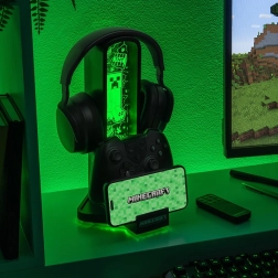 Minecraft стойка за слушалки със светлинни ефекти