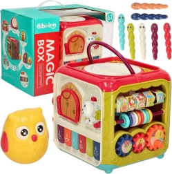 Интерактивно образователно кубче 6в1 с пиано и хвани бръмбарчето BIBI-INN