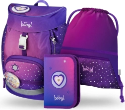 Училищен комплект BAAGL Airy Конче Сърце