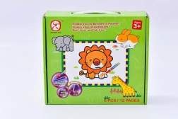 Insert Puzzle Animals and Water Painting