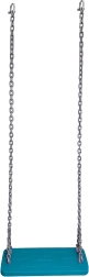2Kids Toys plastic swing with chain, turquoise