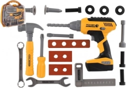 Комплект детски инструменти с акумулаторен винтоверт