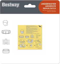 Комплект ремонтни лепенки за басейн Bestway