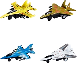 Метален изтребител 10 см