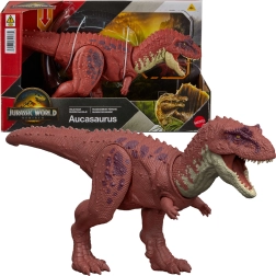 Фигурка на динозавър Jurassic World Rebirth Aucasaurus 32,5 см – Wild Roar от Mattel