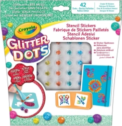 Crayola Glitter Dots – шаблони за стикери