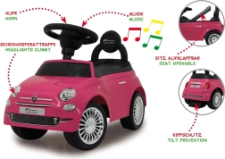 Jamara возило за бутане и проходилка Fiat 500 2в1 розово