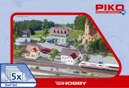Piko Hobby комплект строителни модели „Село“, 5 части