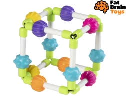 Fat Brain мека сетивна играчка Quubi за бебета