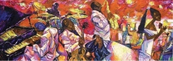 Панорамни пъзел ART PUZZLE Цветовете на джаза 1000 части