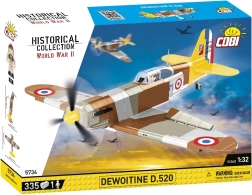 Конструктор самолет Dewoitine D.520 от COBI (1:32), 335 елемента