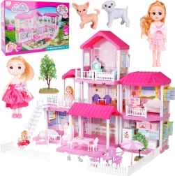Къща за кукли 3 в 1, височина 71 см