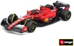Die-cast metal model BBURAGO 1:43 FERRARI F1 SF-23 (2023) Carlos Sainz with driver figure