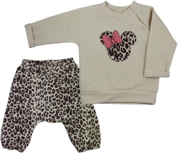 Koala Panther Girl Baby Tracksuit Set