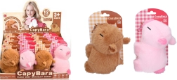 Plush capybara bracelet 16 cm - 1 piece