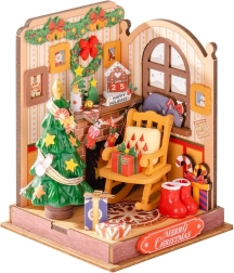 Rolife DIY house: Christmas by the fireplace – 73 pieces